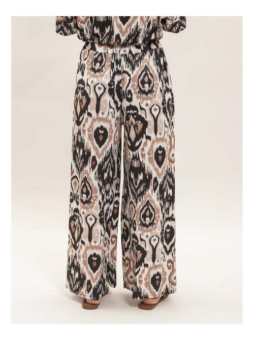 Pantalon fluide motifs etonia - Kiabi Pantalon fluide motifs etonia - Kiabi