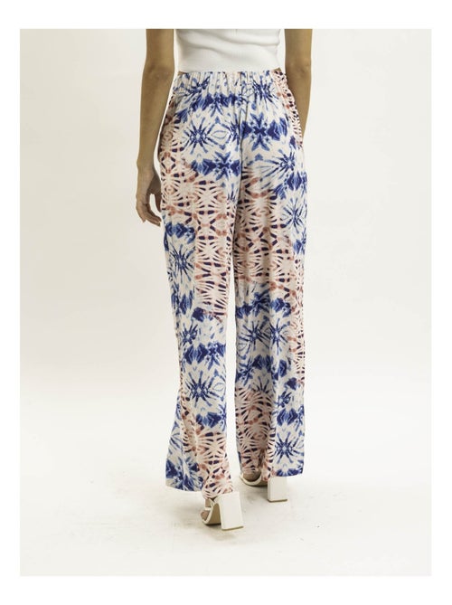 Pantalon fluide motifs everly - Kiabi