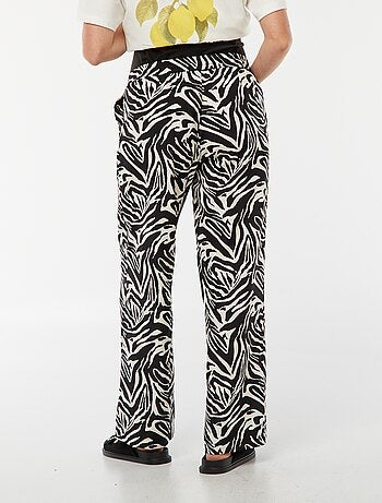 Pantalon fluide zébré 'Only Maternity'