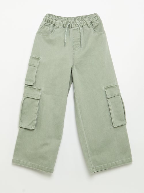 Pantalon forme ballon avec poches cargo - Kiabi