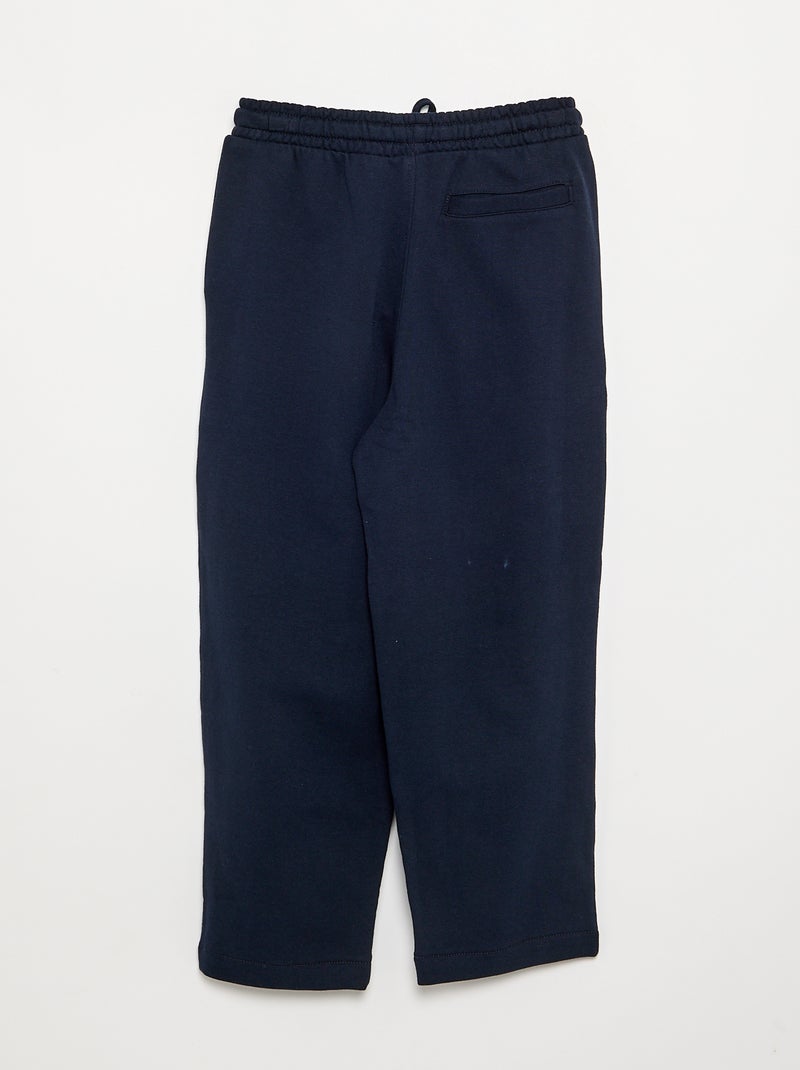 Pantalon forme ballon en molleton non gratté Bleu - Kiabi