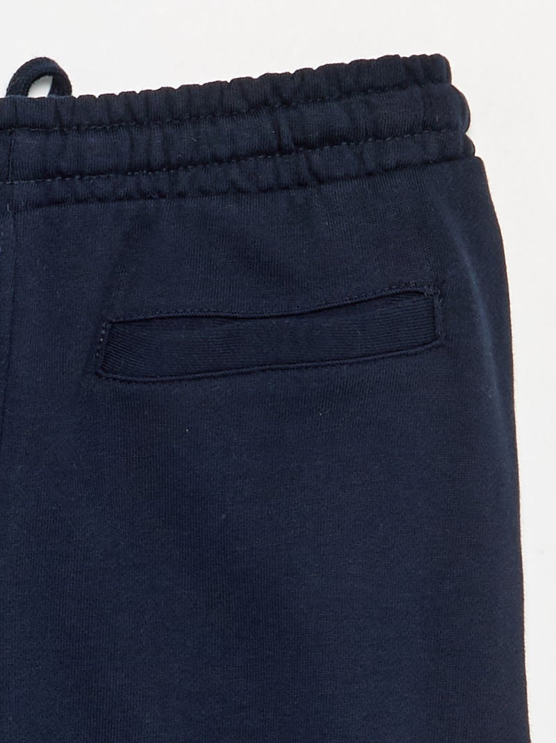 Pantalon forme ballon en molleton non gratté Bleu - Kiabi