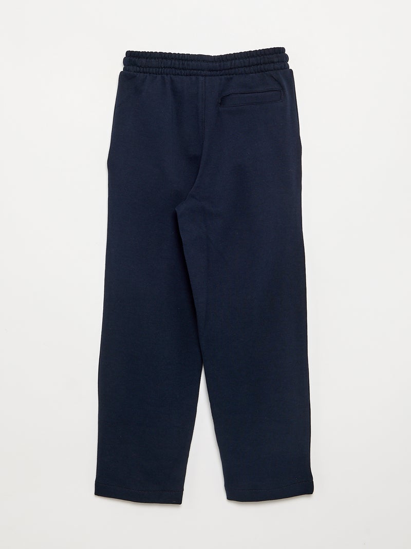 Pantalon forme ballon en molleton non gratté Bleu - Kiabi