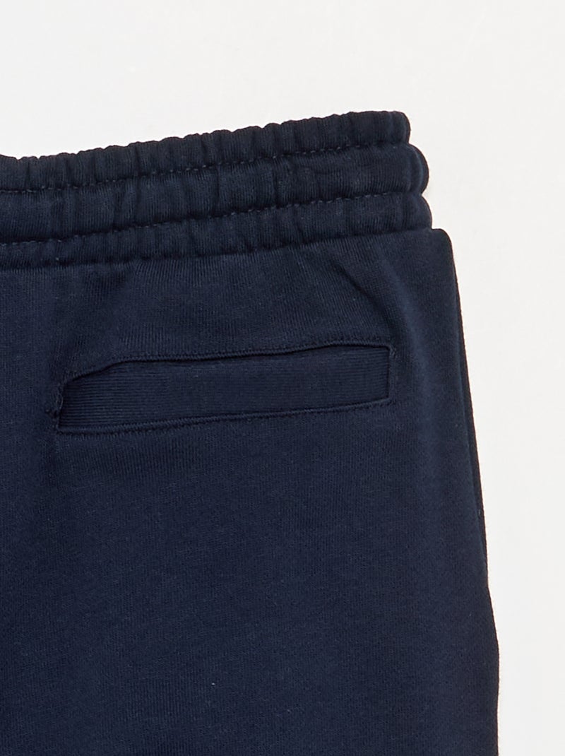 Pantalon forme ballon en molleton non gratté Bleu - Kiabi