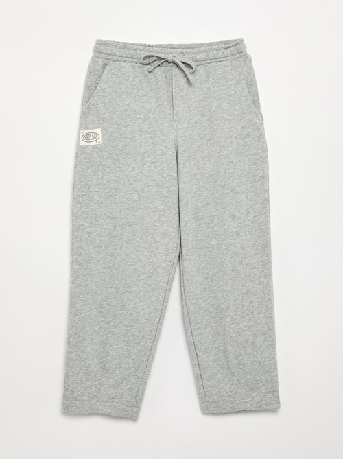 Pantalon forme ballon en molleton non gratté - Kiabi
