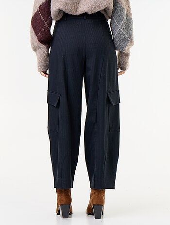 Pantalon forme barrel