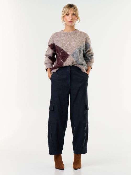 Pantalon forme barrel - Kiabi