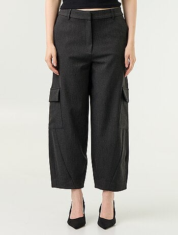 Pantalon forme barrel