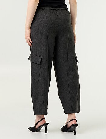 Pantalon forme barrel