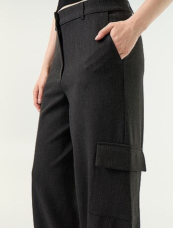 Pantalon forme barrel