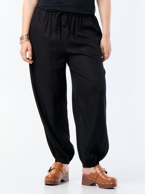 Pantalon forme boule uni - Kiabi Pantalon forme boule uni - Kiabi