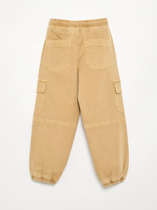 Pantalon forme jogging - Kiabi