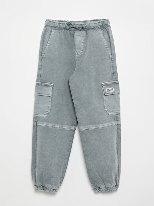 Pantalon forme jogging - Kiabi