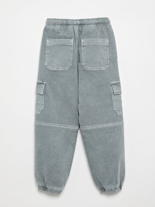 Pantalon forme jogging - Kiabi