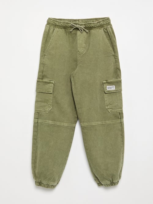 Pantalon forme jogging - Kiabi