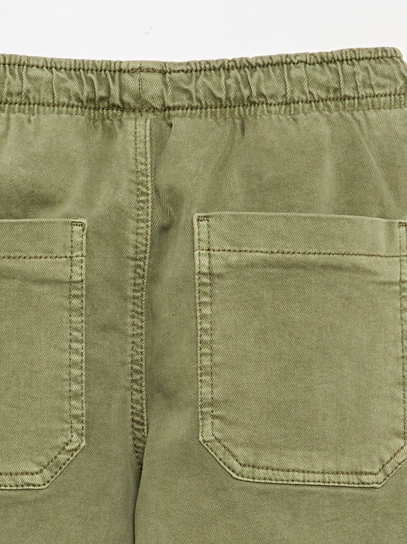 Pantalon forme jogging Vert - Kiabi