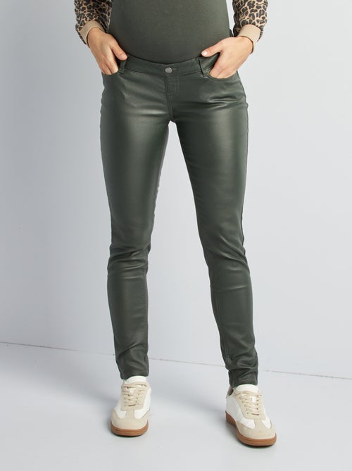Pantalon grossesse avec bandeau élastique - Kiabi