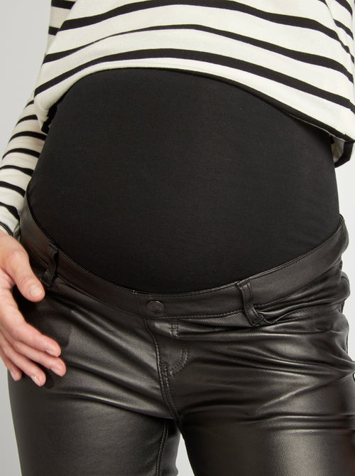 Pantalon grossesse avec bandeau élastique - Kiabi
