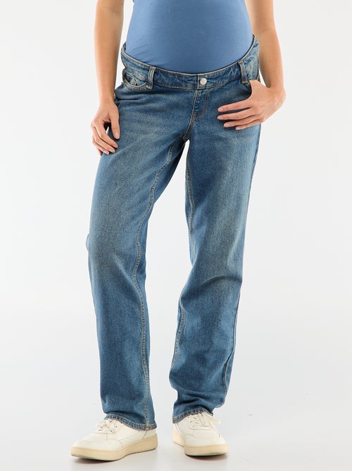 Pantalon grossesse avec ceinture stretch - Kiabi