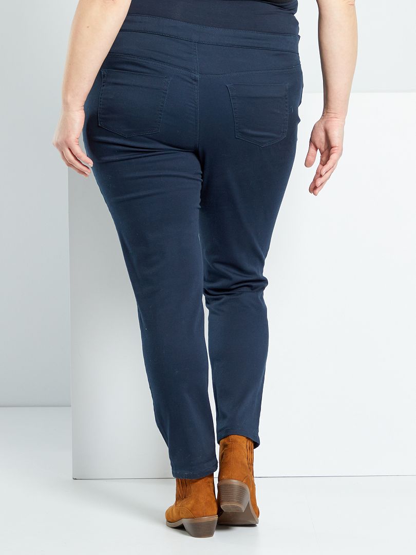 Pantalon grossesse bleu marine - Kiabi