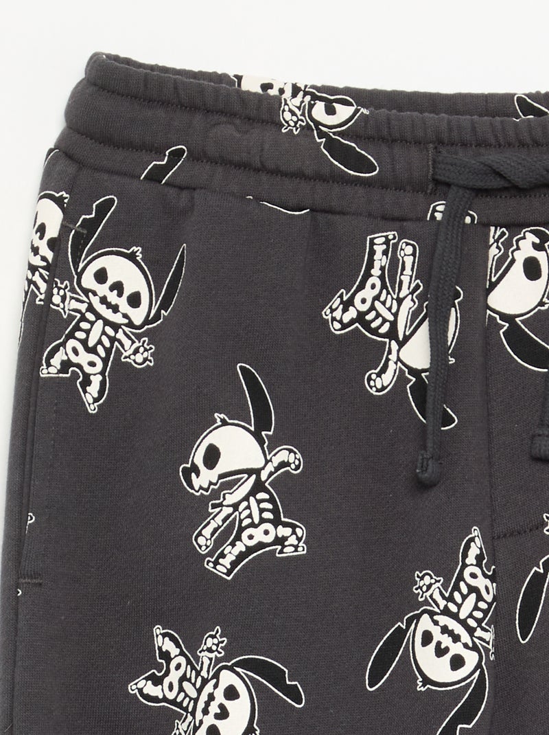 Pantalon 'Halloween' 'Disney' 'Stitch' Noir - Kiabi