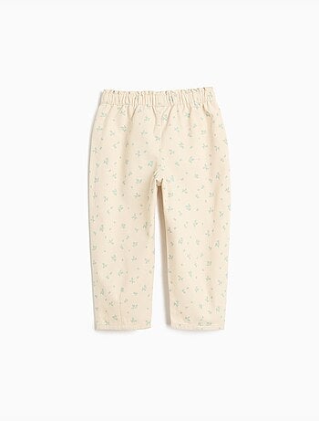 Pantalon imprimé en sac en papier, mo fashion