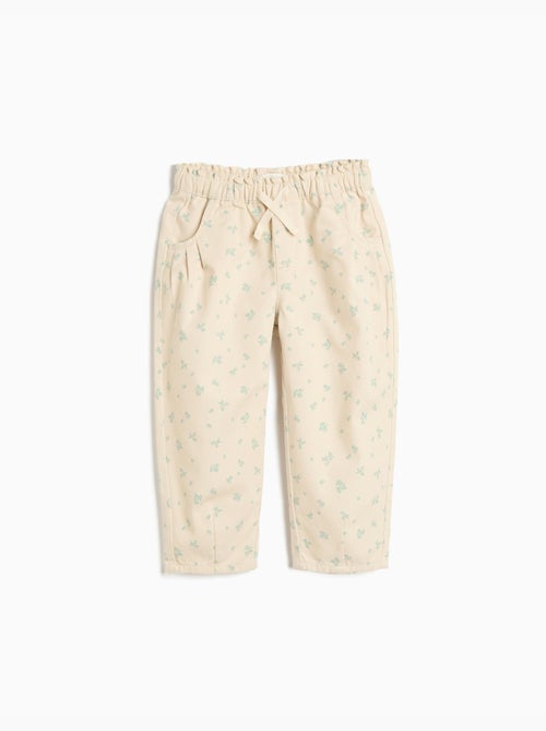 Pantalon imprimé en sac en papier, mo fashion - Kiabi