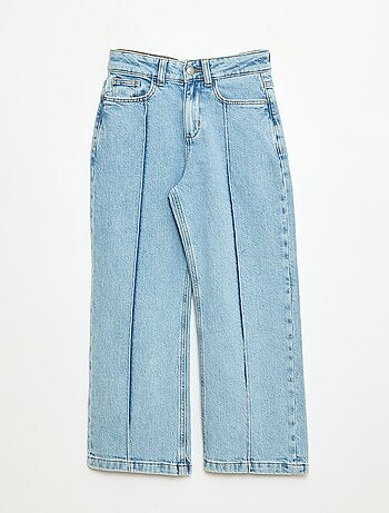 Pantalon jean 5 poches à coupe large