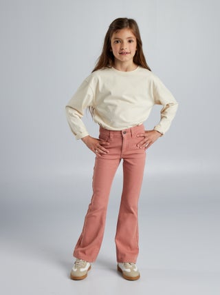 Pantalon jean coupe flare - Coupe + ajustée