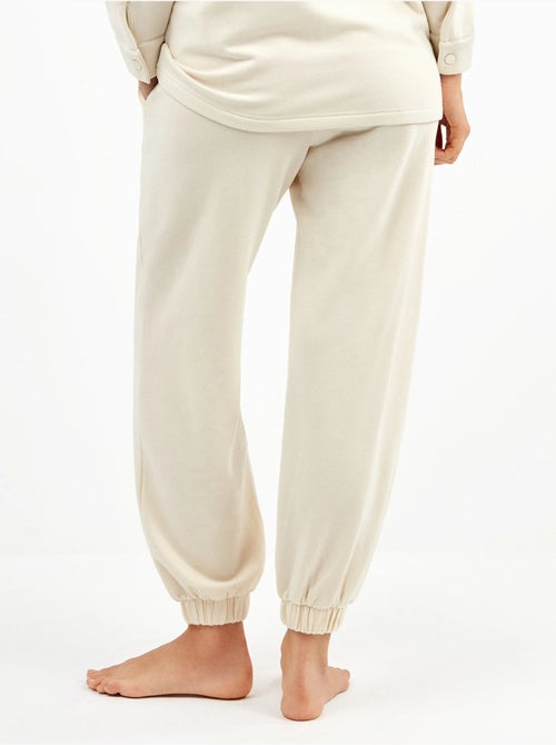 Pantalon jogger en molleton - Kiabi