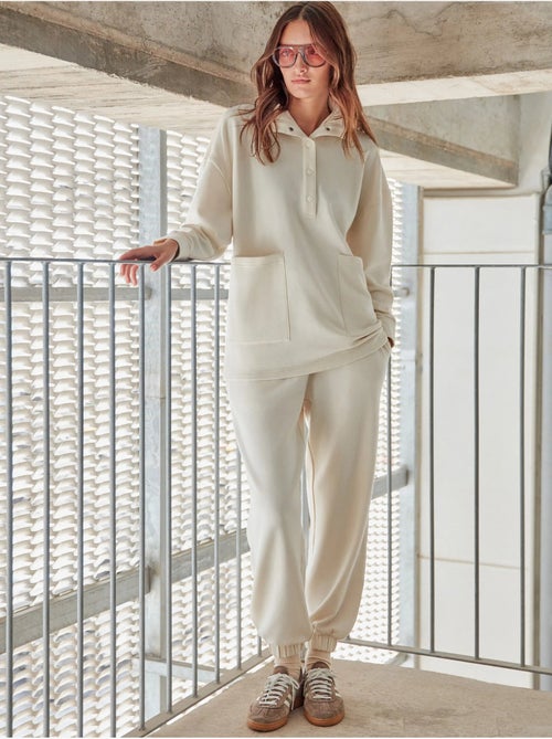 Pantalon jogger en molleton - Kiabi