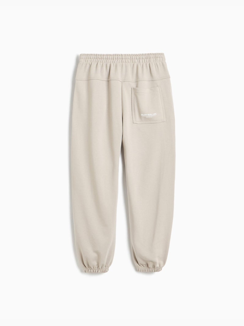 Pantalon jogger en molleton, mo fashion Gris - Kiabi