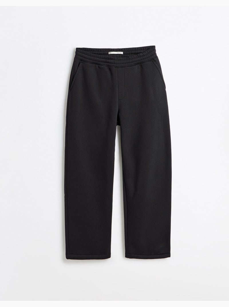 Pantalon jogger en molleton, mo fashion Noir - Kiabi
