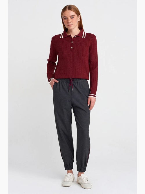 Pantalon jogger femme à taille élastique dilvin - Kiabi Pantalon jogger femme à taille élastique dilvin - Kiabi