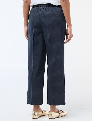 Pantalon jogger femme en chaîne et trame lourd
