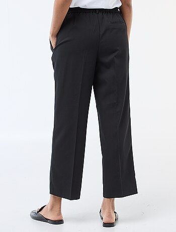 Pantalon jogger femme en chaîne et trame lourd