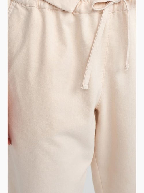 Pantalon jogger femme en mélange de lin dilvin - Kiabi Pantalon jogger femme en mélange de lin dilvin - Kiabi