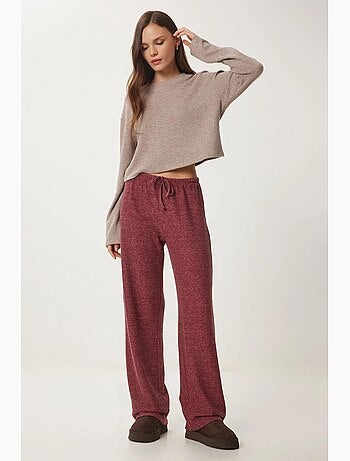 Pantalon jogger jambe large avec fermeture à cordon istanbul