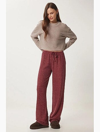 Pantalon jogger jambe large avec fermeture à cordon istanbul