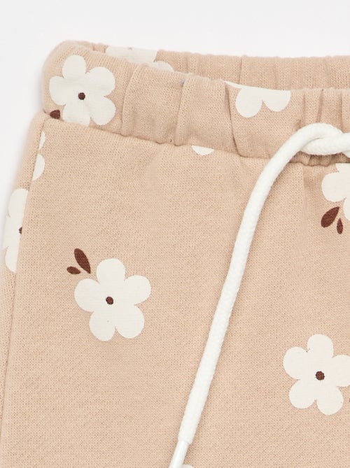 Pantalon jogging à motif - Kiabi