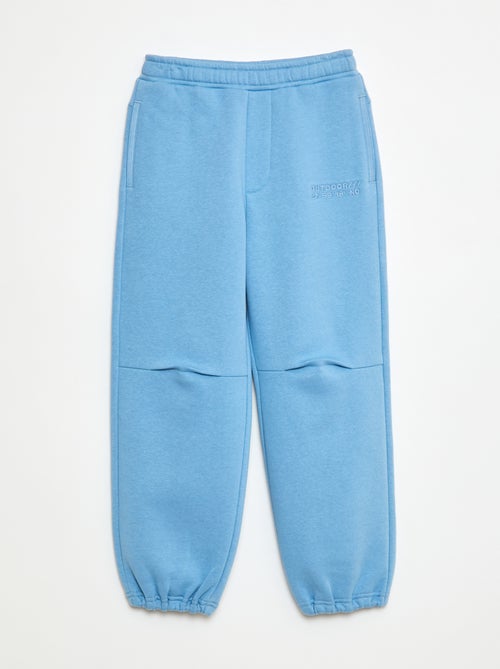 Pantalon jogging avec inscription brodée - Kiabi