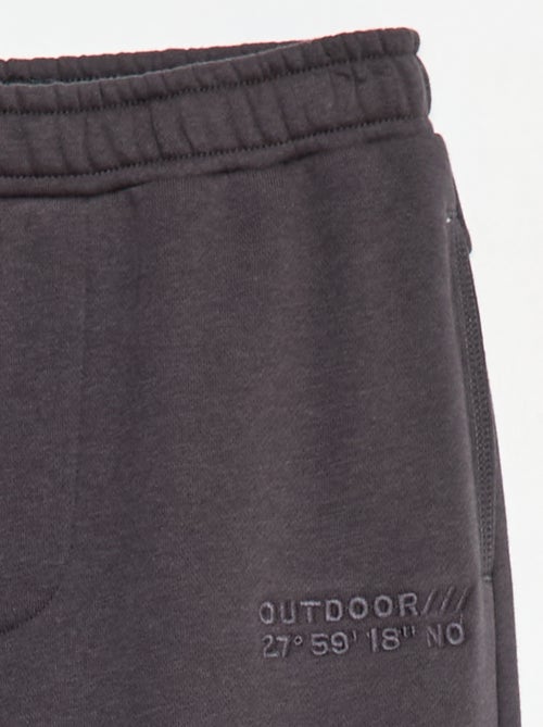 Pantalon jogging avec inscription brodée - Kiabi Pantalon jogging avec inscription brodée - Kiabi