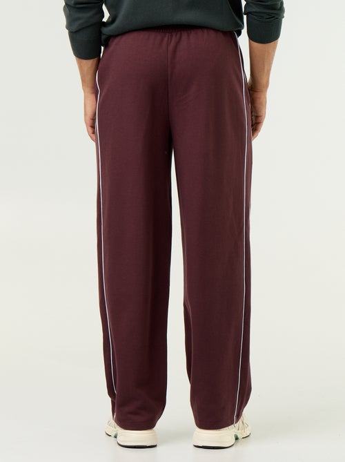 Pantalon jogging avec liserés - Kiabi