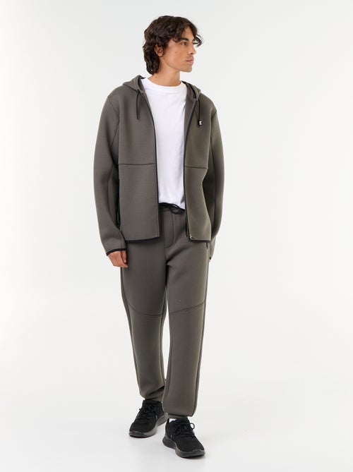 Pantalon jogging avec poches zippées - Kiabi