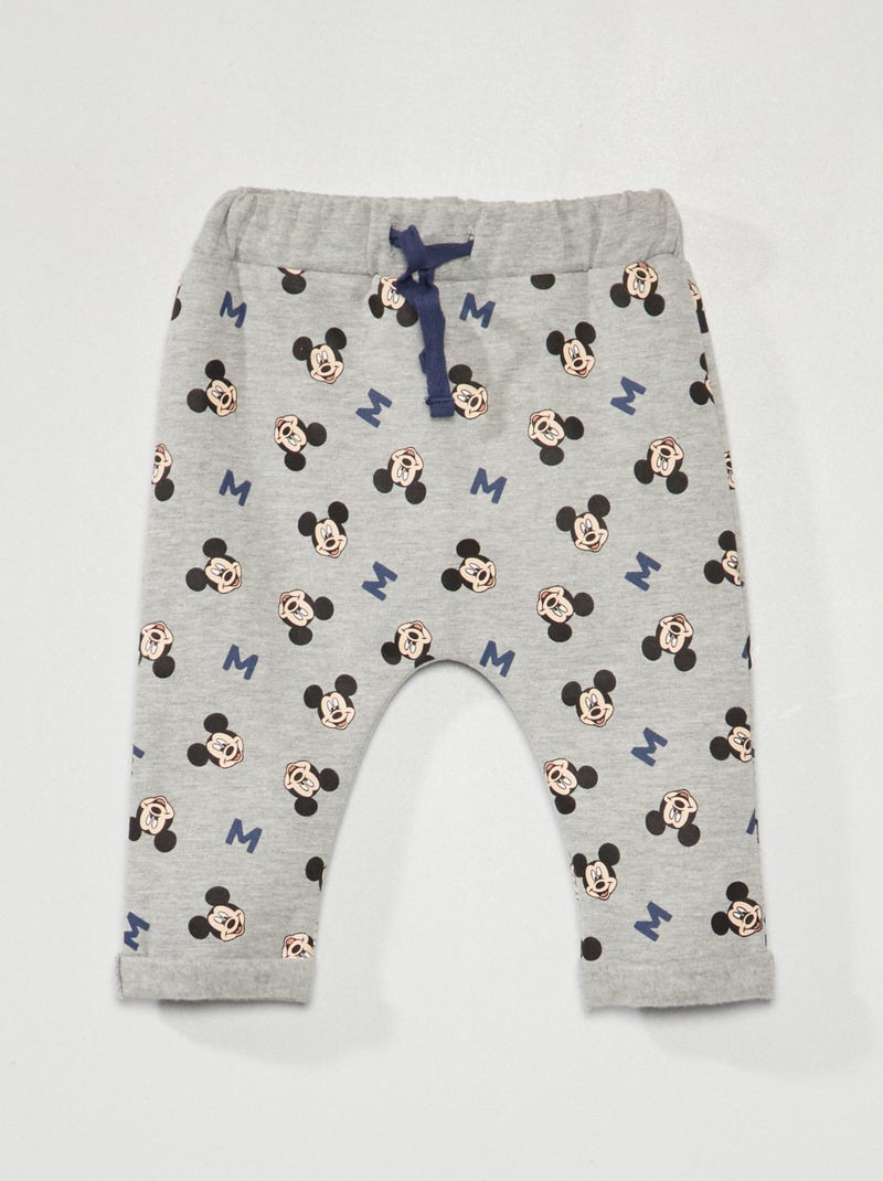 Pantalon jogging 'Disney' gris - Kiabi