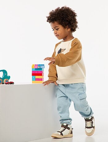 Pantalon jogging en denim avec poches