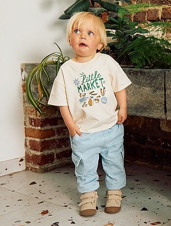 Pantalon jogging en denim avec poches