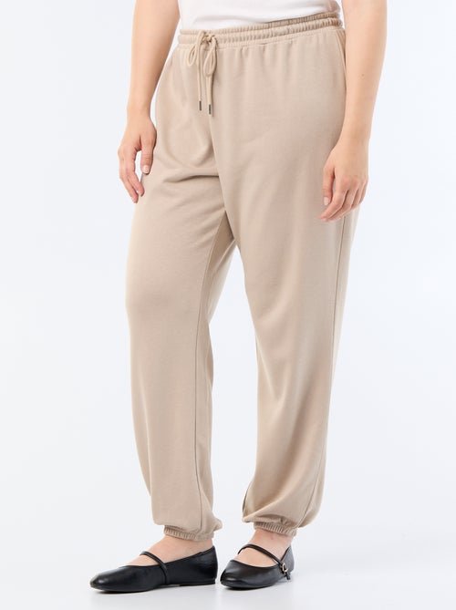 Pantalon jogging en french terry - Kiabi
