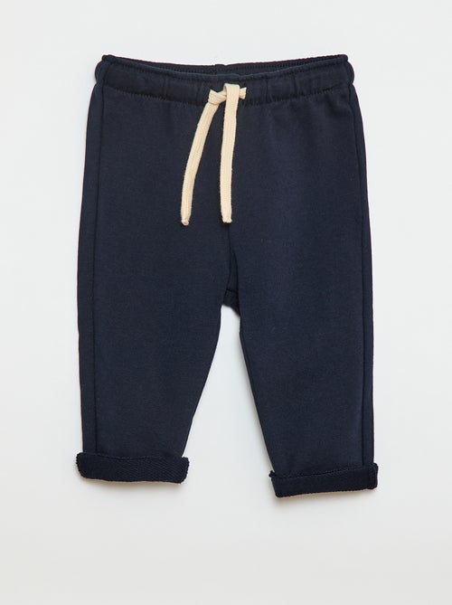 Pantalon jogging en french terry - Kiabi