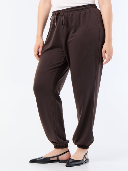Pantalon jogging en french terry - Kiabi